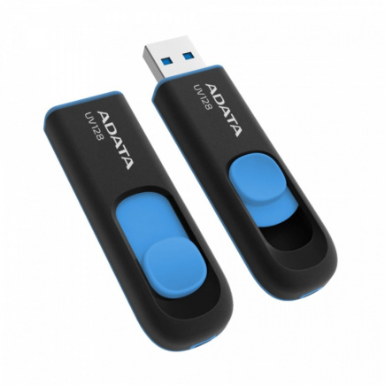 Adata DashDrive UV128 32GB USB 3.2 Gen1 Must-Blue Adata DashDrive UV128 32GB USB 3.2 Gen1 Must-Blue