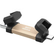Silicon Power DS72 | 500 GB | USB Type-A/USB Type-C 3.2 Gen 2 | Gold