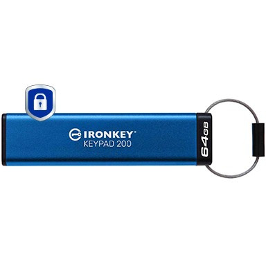 STICK USB-Stick 64GB Kingston IronKey Keypad 200 retail