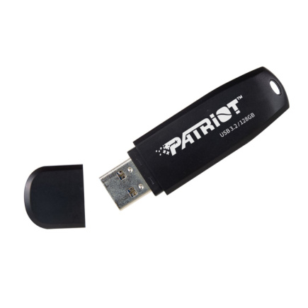 Pendrive Patriot Xporter Core 128GB USB 3.2 Gen 1 80MB/s (PSF128GXRB3U) Черный