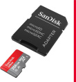 SanDisk 256GB Ultra microSDXC UHS-I Memory Card with SD Adapter - Up to 150MB/s, C10, U1, Full HD, A1, MicroSD Card