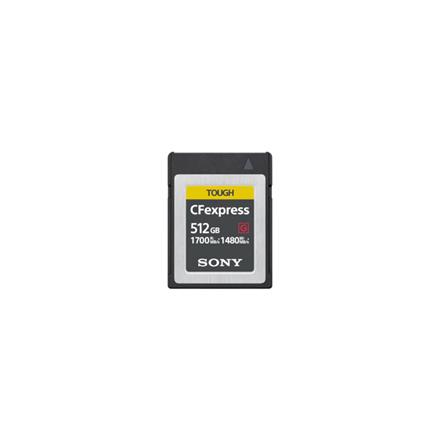 Sony CEBG128.SYM CEB-G Series CFexpress Type B Memory Card - 512GB | Sony | CEB-G Series CFexpress Type B Memory Card | CEBG512.SYM | 512 GB | CF-express