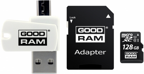 Goodram M1A4-1280R12 memory card 128 GB MicroSDHC Class 10 UHS-I