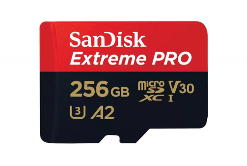 SanDisk Extreme Pro microSDXC 256GB 200/140 MB/s A2
