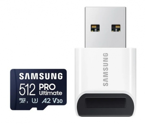 Samsung Memory card microSD MB-MY512SB/WW Pro Ultimate 512GB + reader