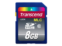 TRANSCEND 8GB SDHC Class10 CARD (MLC) Industrie