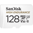 SanDisk High Endurance - microSDXC Flash memory card (microSDXC to SD adapter included) U3 and V30 - 128 GB - Read Up to 100 MB/s - Write Up to 40 MB/s