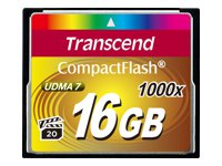 TRANSCEND 16GB CompactFlash Card 1000x up to writespeed 160MB/s and writespeed up to 120MB/s Ultra DMA UDMA transfer mode 7