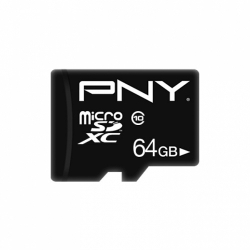 PNY MicroSDHC card 64GB P-SDU64G10PPL-GE