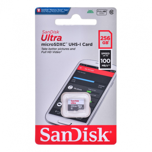 SanDisk Ultra 256 GB MicroSDXC UHS-I Class 10 PAMSADSDG0360