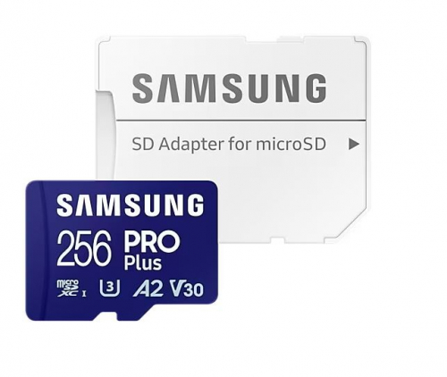 Samsung Memory card microSD PRO Plus MD-MD256SA/EU + adapter