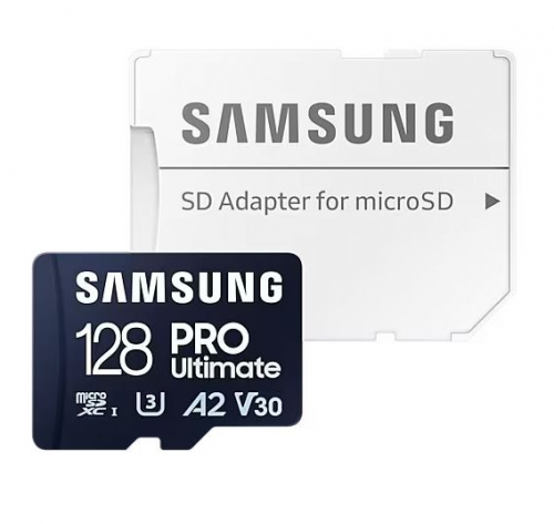 Samsung Memory card microSD MB-MY128SA/WW Pro Ultimate 128GB + Adapter