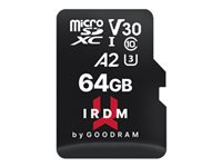 GOODRAM Memory Card IRDM 64GB UHS I U3 A2 + Adapter