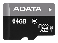 ADATA 64GB Micro SDXC V10 85MB/s + adapter