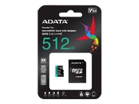 ADATA 512GB Micro SDXC UHS-I U3 V30S A2 + Adapter