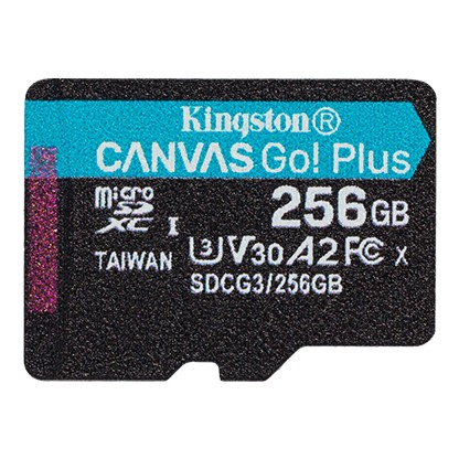 Kingston Card microSD 256GB Canvas Go Plus 170/90MB/s