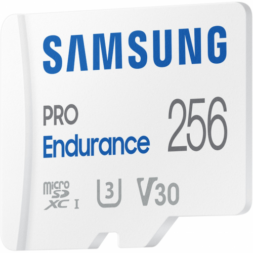 CARD 256GB Samsung PRO Endurance MicroSDXC UHS-I U3 inkl. Adapter