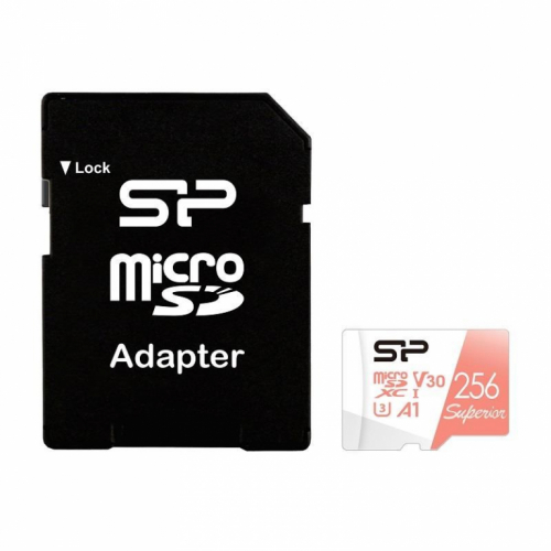 Silicon Power Superior 256 GB MicroSDXC UHS-I Class 10