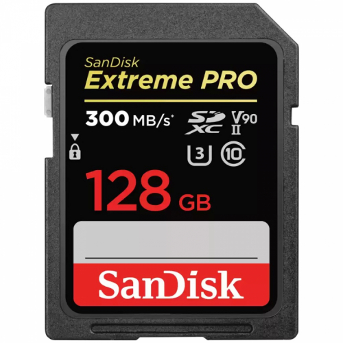 CARD 128GB SanDisk Extreme Pro SDXC 300MB/s