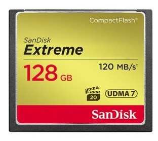 SanDisk CF Extreme 128GB CompactFlash