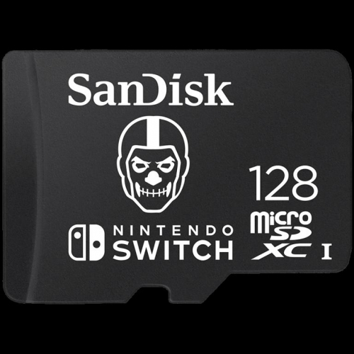 SanDisk Nintendo MicroSD UHS I Card - Fortnite Edition, Skull Trooper, 128GB, EAN: 619659199739