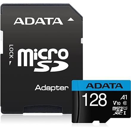 ADATA | microSDXC/SDHC UHS-I Memory Card | Premier | 128 GB | microSDHC/SDXC | Flash memory class 10