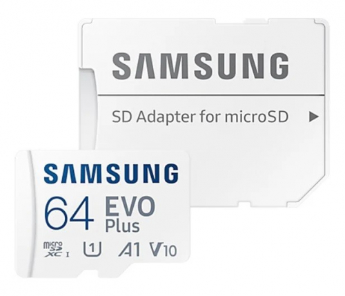 Samsung Memory card microSD MB-MC64SA EU EVO Plus 64GB + adapter