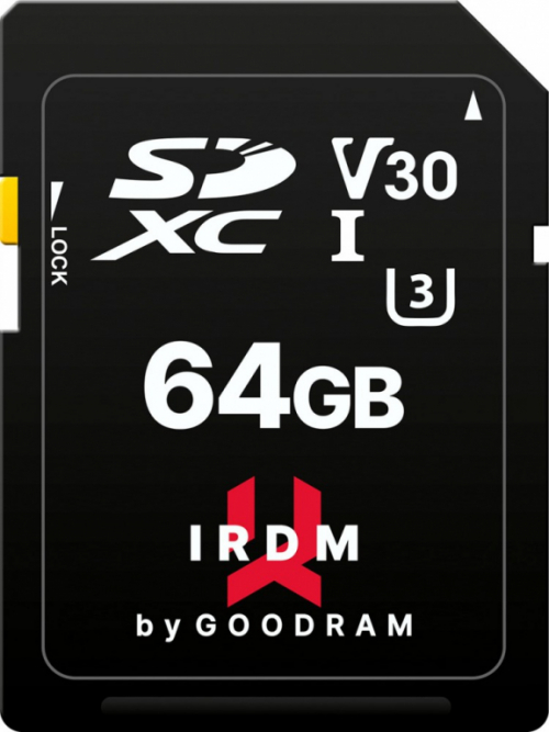 GOODRAM Memory card SD IRDM 64GB UHS-I U3