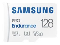 SAMSUNG PRO Endurance microSD Class10 128GB incl adapter R100/W40 up to 70080 hours