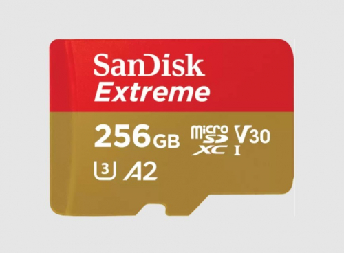 SanDisk Extreme 256 GB MicroSDXC UHS-I Class 10