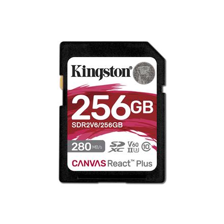 Kingston | Canvas React Plus | 256 GB | SD | Flash memory class 10