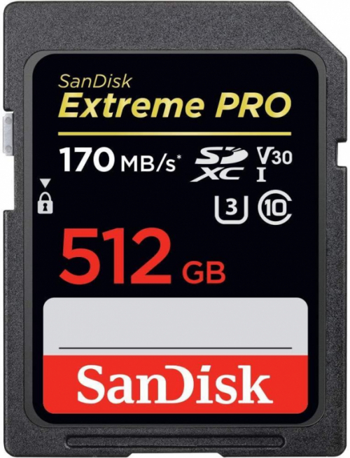 MEMORY SDXC 512GB UHS-1/SDSDXXD-512G-GN4IN SANDISK