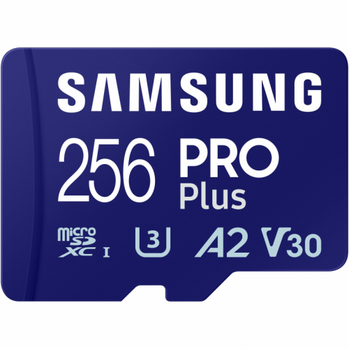 CARD 256GB Samsung PRO Plus microSD UHS-I U3 Full HD 4K UHD