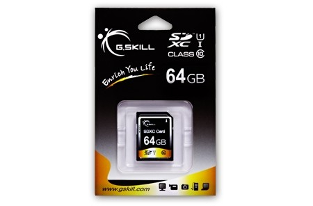 G.SKILL SDXC 64GB Class 10 UHS-I