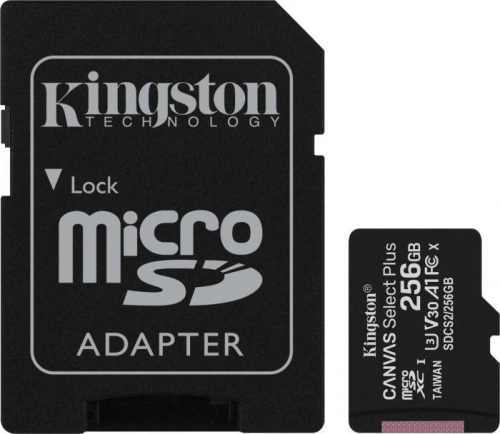 MEMORY MICRO SDXC 256GB UHS-I/W/ADAPTER SDCS2/256GB KINGSTON