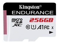 KINGSTON 256GB microSDXC Endurance 95R/45W C10 A1 UHS-I Card Only