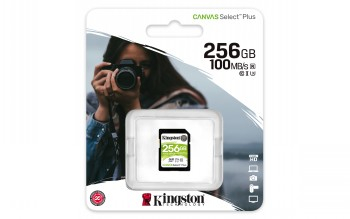 KINGSTON 256GB SDHC SELECT 100R CL 10 UHS-I