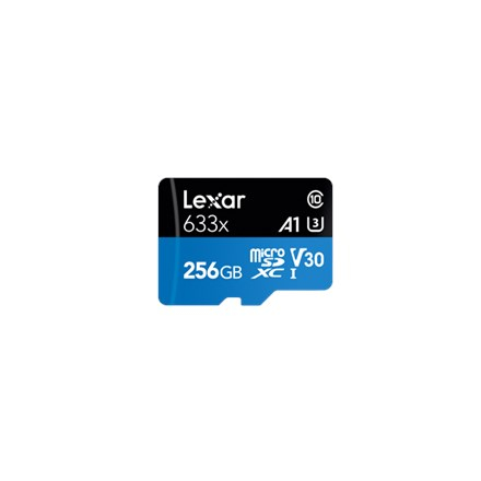 Lexar 633x 256 GB MicroSDXC UHS-I Class 10