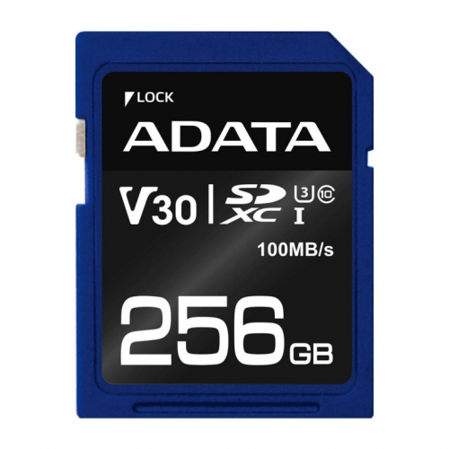 MEMORY SDXC 256GB V30/ASDX256GUI3V30S-R ADATA WLONONWCRAO11