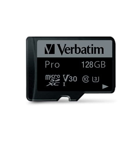 Verbatim Pro 128 GB MicroSDXC UHS-I Class 10