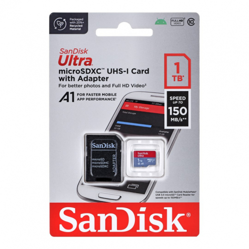 SanDisk Ultra 1 TB MicroSDXC UHS-I Class 10