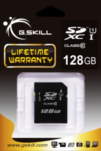 G.SKILL SDXC 128GB Class 10 UHS-I 568606