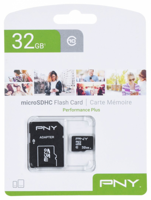 PNY Performance Plus 32 GB MicroSDHC Class 10