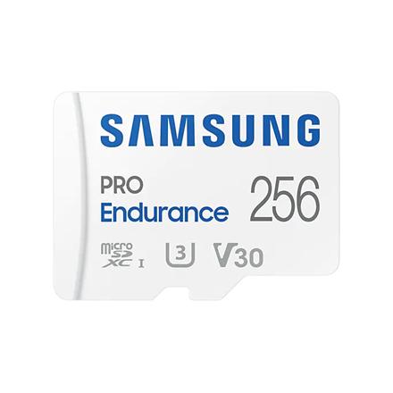 Samsung | PRO Endurance | MB-MJ256KA/EU | 256 GB | MicroSD Memory Card | Flash memory class U3, V30, Class 10 | SD adapter