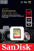 SanDisk Extreme SDXC 128GB 180/90 MB/s V30 UHS-1 U