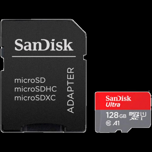 SanDisk Ultra microSDXC 128GB + SD Adapter 140MB/s A1 Class 10 UHS-I - Imaging Packaging