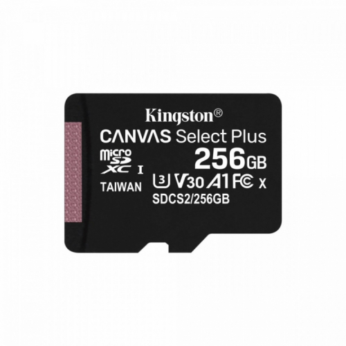 Kingston Memory card microSD 256GB Canvas Select Plus 100/85MB/s 769179