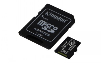 KINGSTON 256GB MICROSDHC CANVAS SELECT PLUS 100R