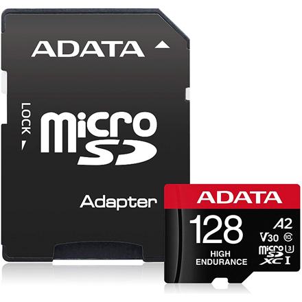 ADATA | AUSDX128GUI3V30SHA2-RA1 Memory Card | 128 GB | MicroSDXC | Flash memory class 10 | Adapter