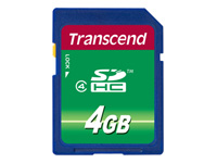 TRANSCEND 4GB SDHC Card Class 4